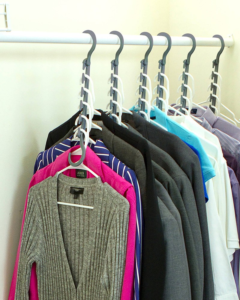 Organizer do szafy na wieszaki ubrania Space Master 8szt