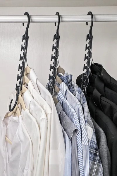 Organizer do szafy na wieszaki na ubrania Space Master 8szt