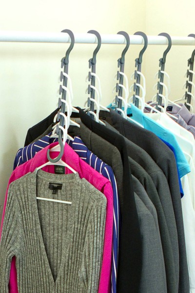 Organizer do szafy na wieszaki na ubrania Space Master 8szt