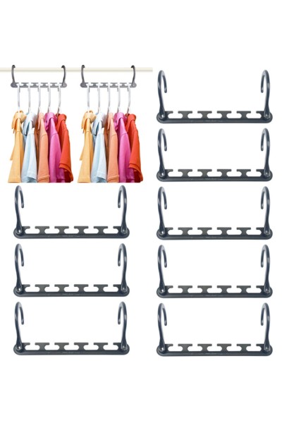 Organizer do szafy na wieszaki na ubrania Space Master 8szt