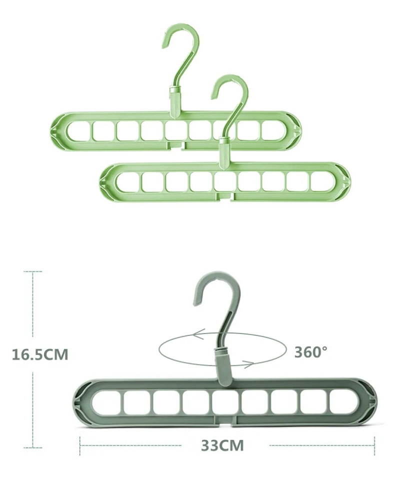 Organizer do szafy na wieszaki ubrania 2 sztuki