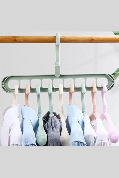 Organizer do szafy na wieszaki ubrania 2 sztuki szary