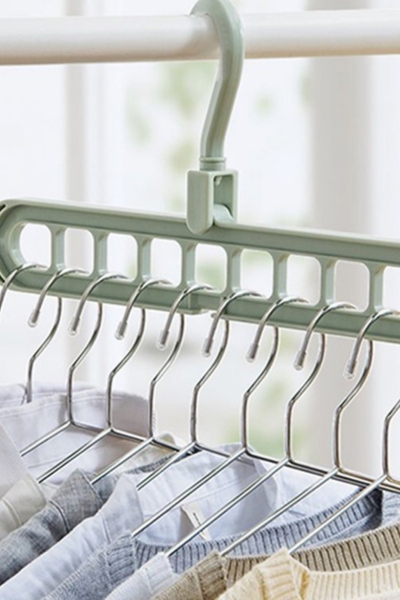 Organizer do szafy na wieszaki ubrania 2 sztuki szary