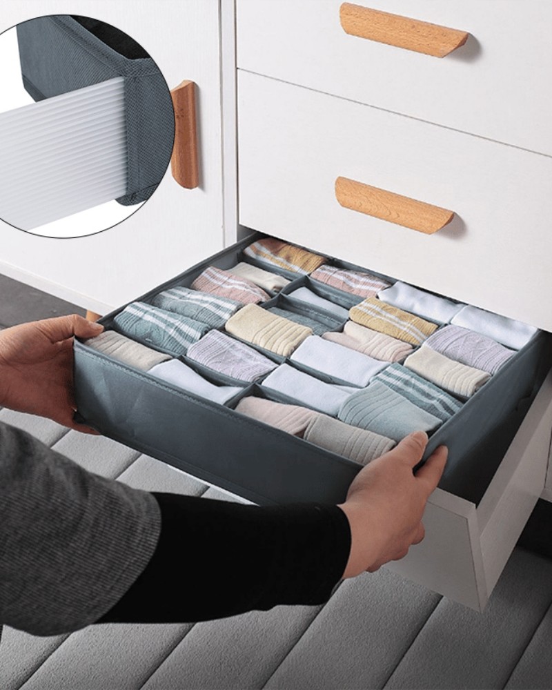 Organizer do szuflady na bieliznę i skarpetki ZESTAW 4 sztuki