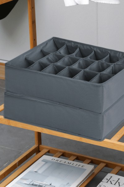 Organizer do szuflady na bieliznę i skarpetki ZESTAW 4 sztuki