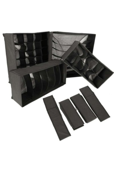 Organizer do szuflady na bieliznę i skarpetki ZESTAW 4 sztuki