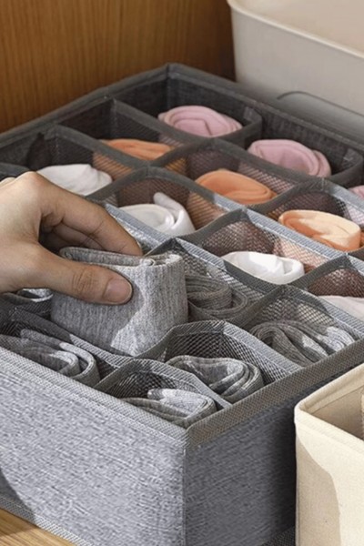 Organizer do szuflady na bieliznę skarpetki duży