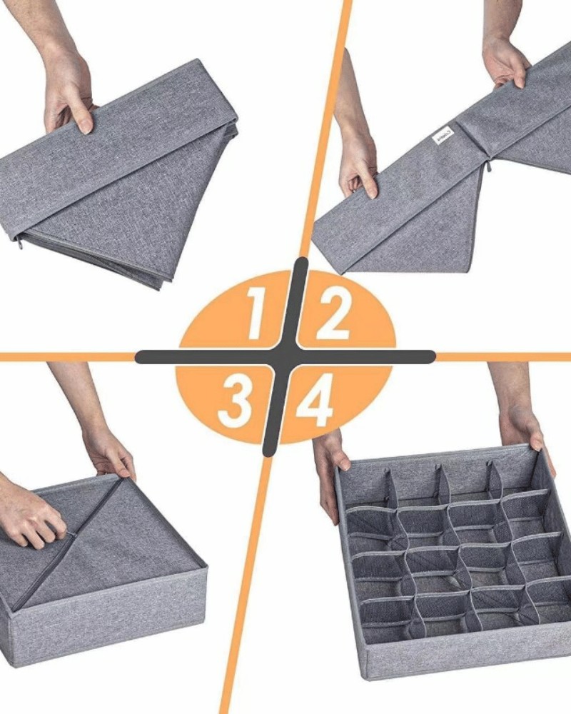 Organizer do szuflady na bieliznę skarpetki duży