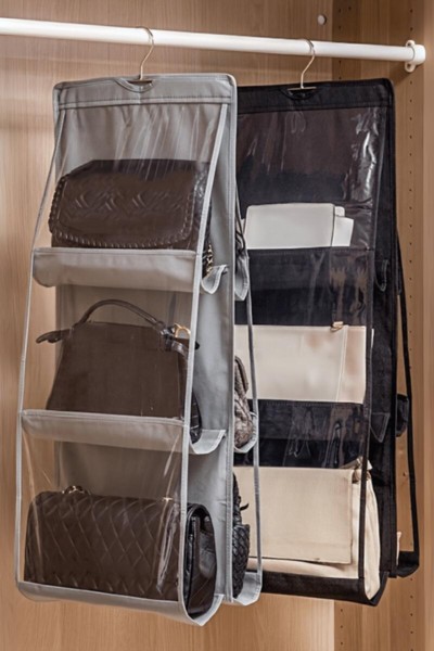 Organizer na torebki do szafy garderoby