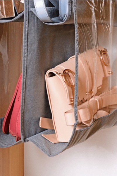 Organizer na torebki do szafy garderoby