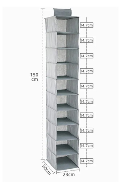 Organizer wiszący do szafy na obuwie odzież