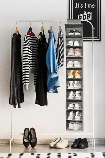 Organizer wiszący do szafy na obuwie odzież