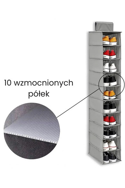 Organizer wiszący do szafy na obuwie odzież
