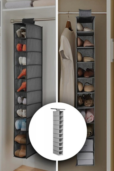 Organizer wiszący do szafy na obuwie odzież