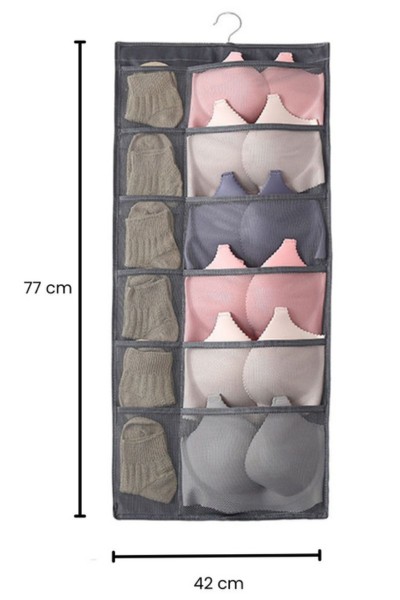 Organizer wiszący na bieliznę do szafy