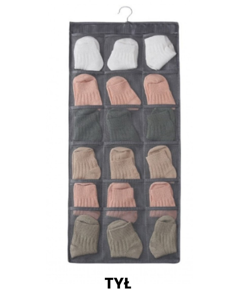 Organizer wiszący na bieliznę do szafy