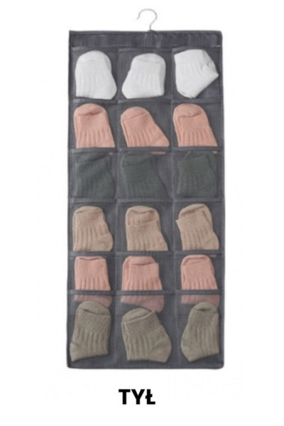 Organizer wiszący na bieliznę do szafy