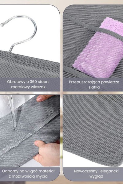 Organizer wiszący na bieliznę do szafy