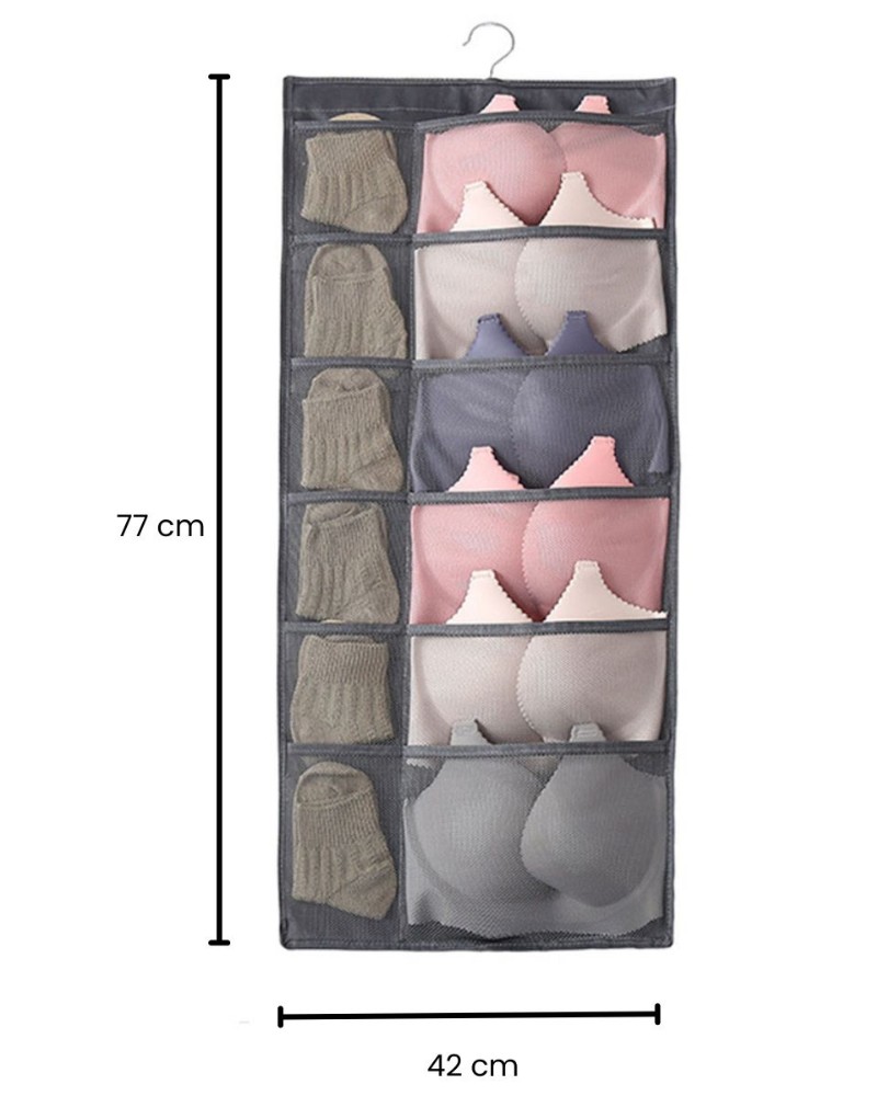 Organizer wiszący na bieliznę do szafy