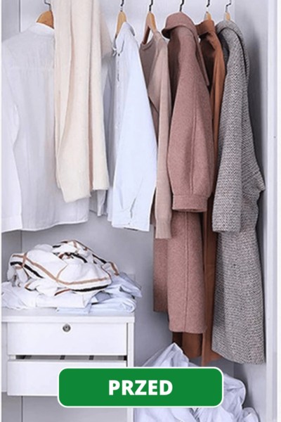 Wieszak na 5 par spodni składany i praktyczny