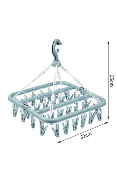 Wieszak suszarka na skarpety bieliznę składana wymiary