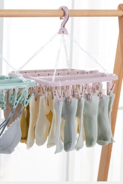 Wieszak suszarka na skarpety bieliznę składana wymiary