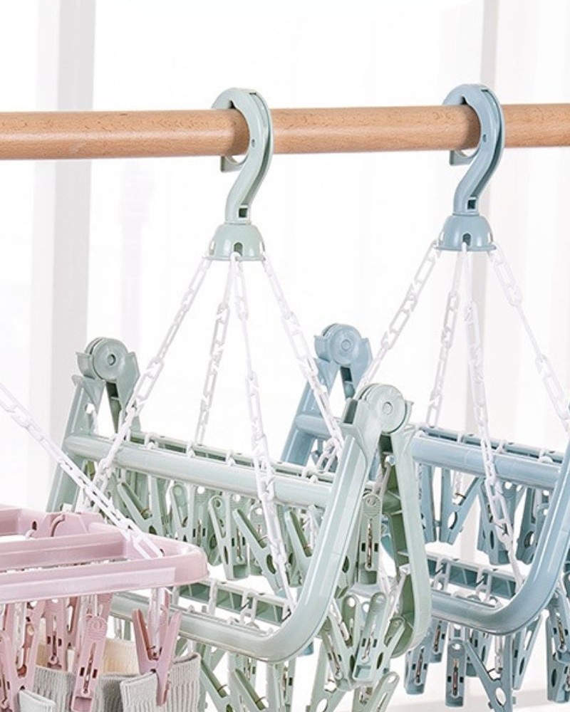 Wieszak suszarka na skarpety bieliznę składana