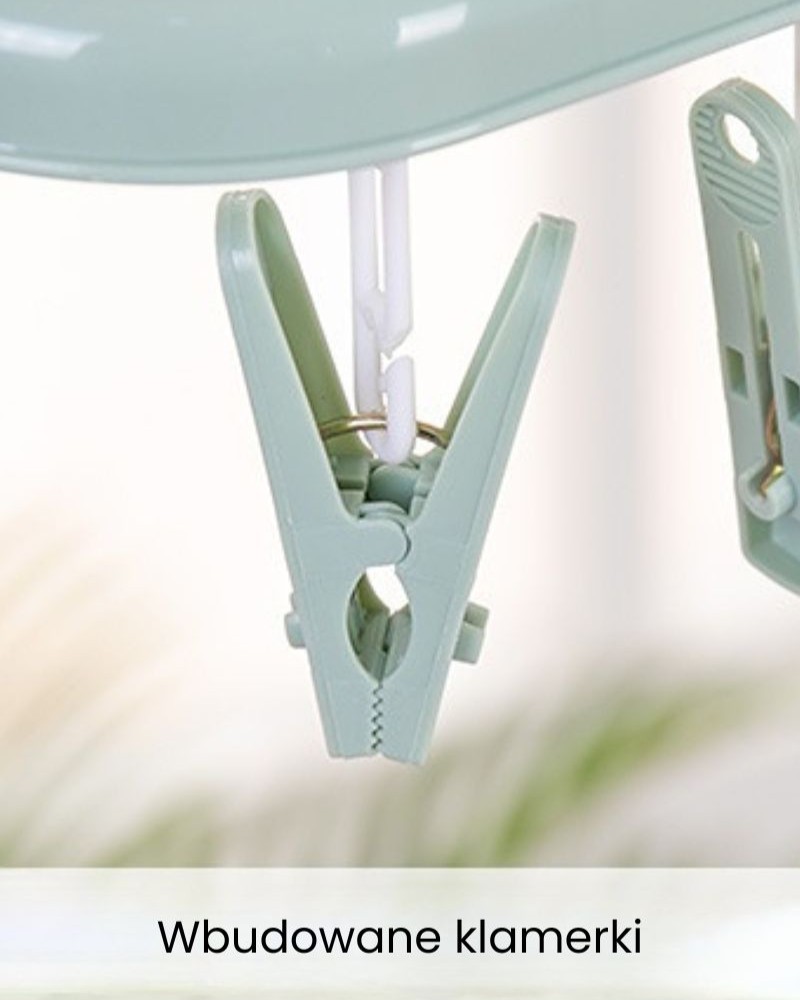 Wieszak suszarka na skarpety bieliznę składana