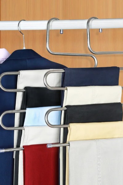 Wieszak wiszący na spodnie do szafy 5 par