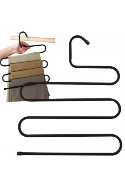 Wieszak wiszący na spodnie do szafy 5 par