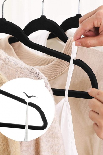 Wieszaki na koszule antypoślizgowe