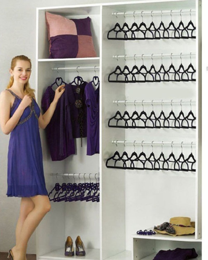 Wieszaki na koszule antypoślizgowe