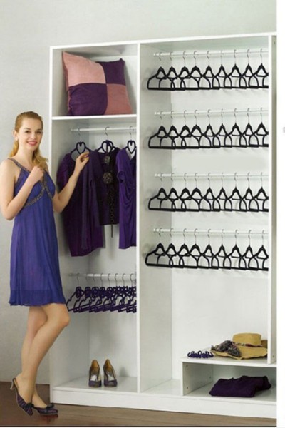 Wieszaki na koszule antypoślizgowe