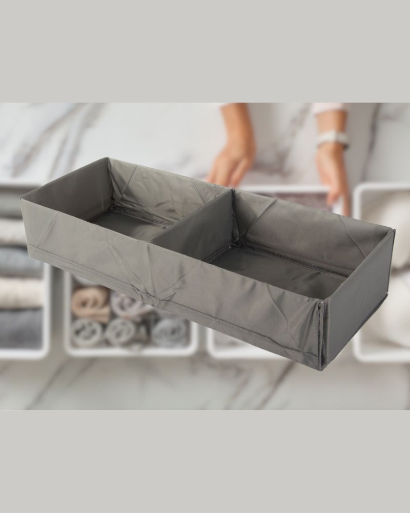 Pudełko organizer na odzież bieliznę ręczniki do szafy szuflady 50x20 cm