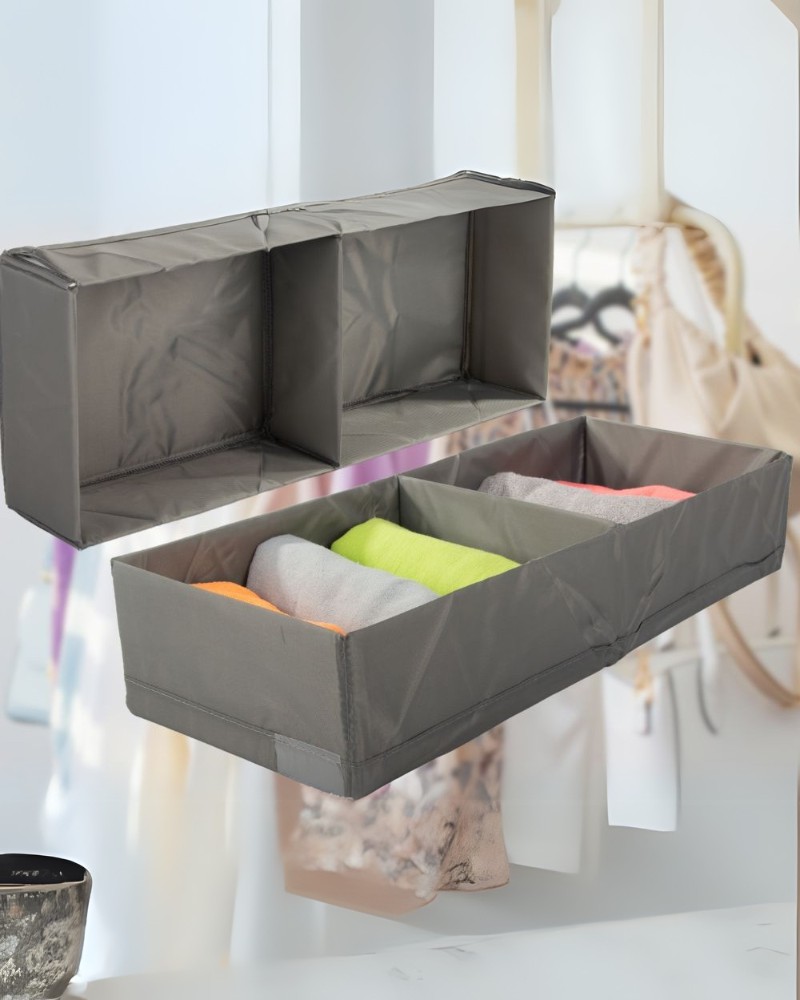 Pudełko organizer na odzież bieliznę ręczniki do szafy szuflady 50x20 cm