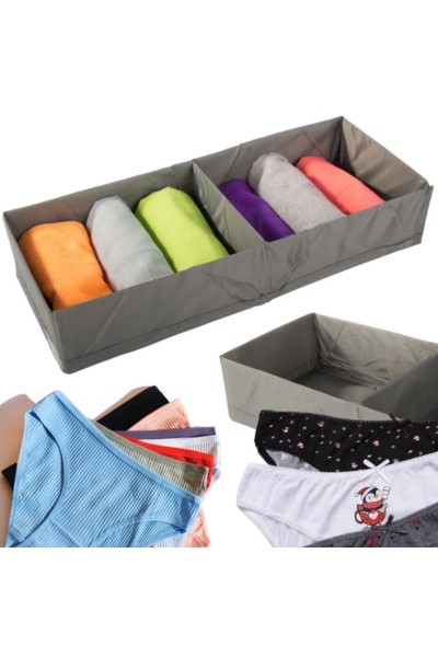 Pudełko organizer na odzież bieliznę ręczniki do szafy szuflady 50x20 cm