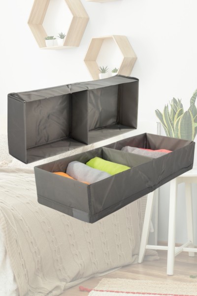 Pudełko organizer na odzież bieliznę ręczniki do szafy szuflady 50x20 cm