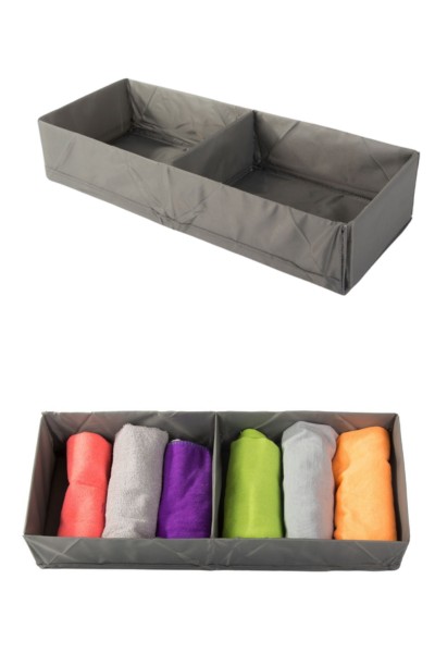 Pudełko organizer na odzież bieliznę ręczniki do szafy szuflady 50x20 cm