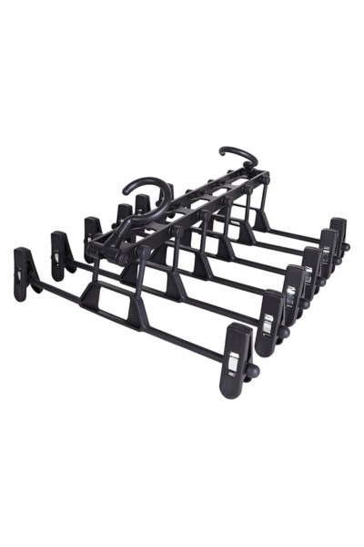 Wieszak na spodnie wielofunkcyjny 6 ramienny