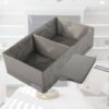 Pudełko organizer na odzież bieliznę ręczniki do szafy szuflady 50x20 cm