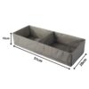 Pudełko organizer na odzież bieliznę ręczniki do szafy szuflady 50x20 cm