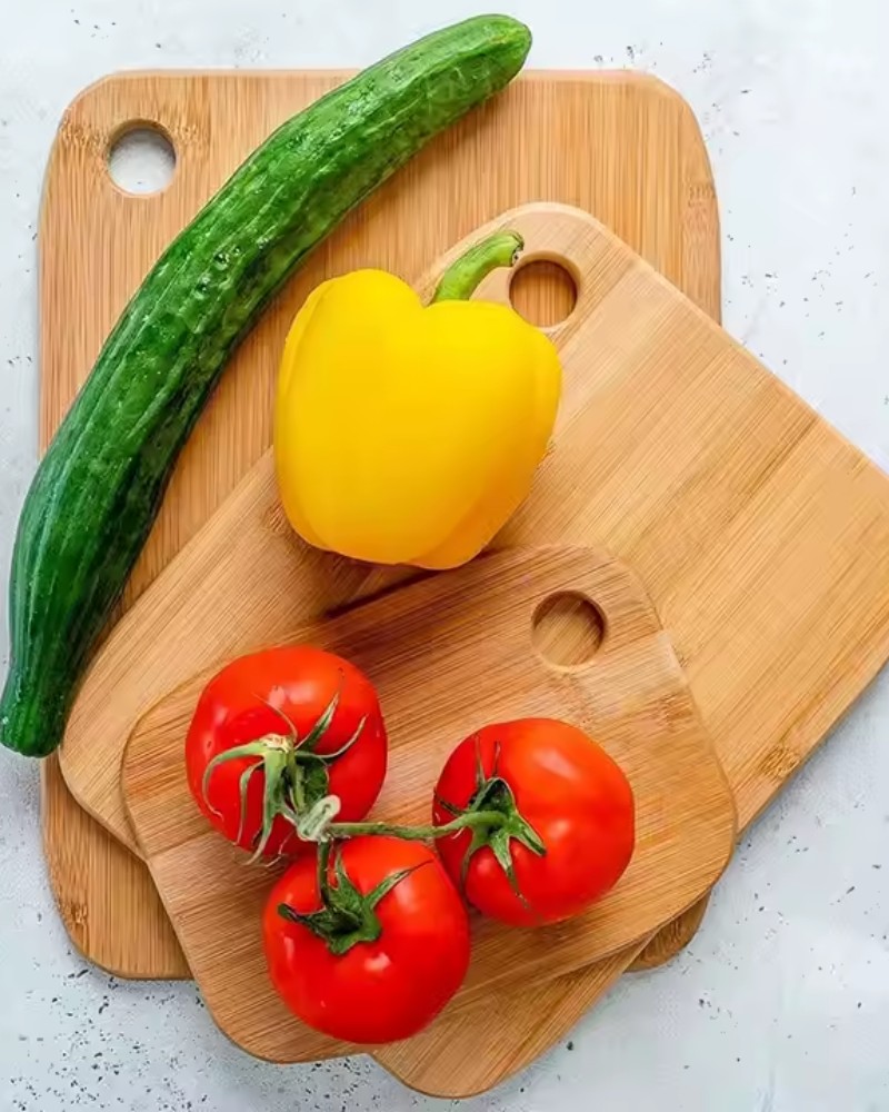 Deski do krojenia bambusowe wytrzymałe Zestaw 3 sztuk