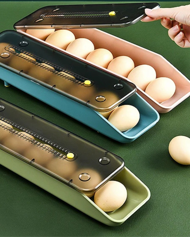 Organizer pojemnik na jajka organizer do lodówki podajnik na 6-8 jajek