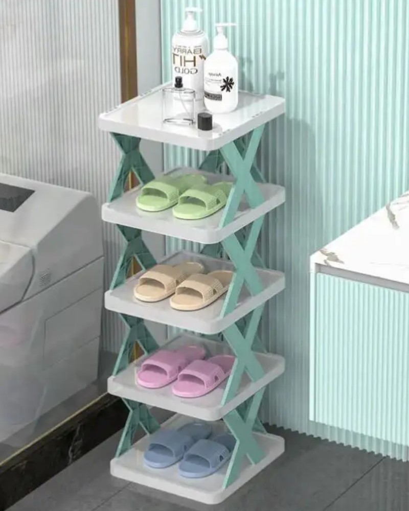 Półka na buty regał składana praktyczny organizer 5 półek