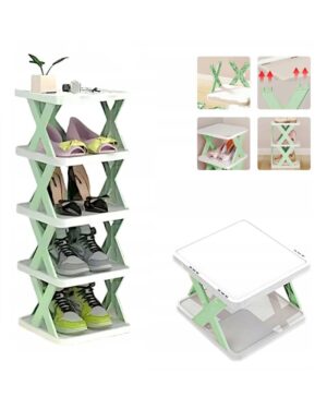 Półka na buty regał składana praktyczny organizer 5 półek