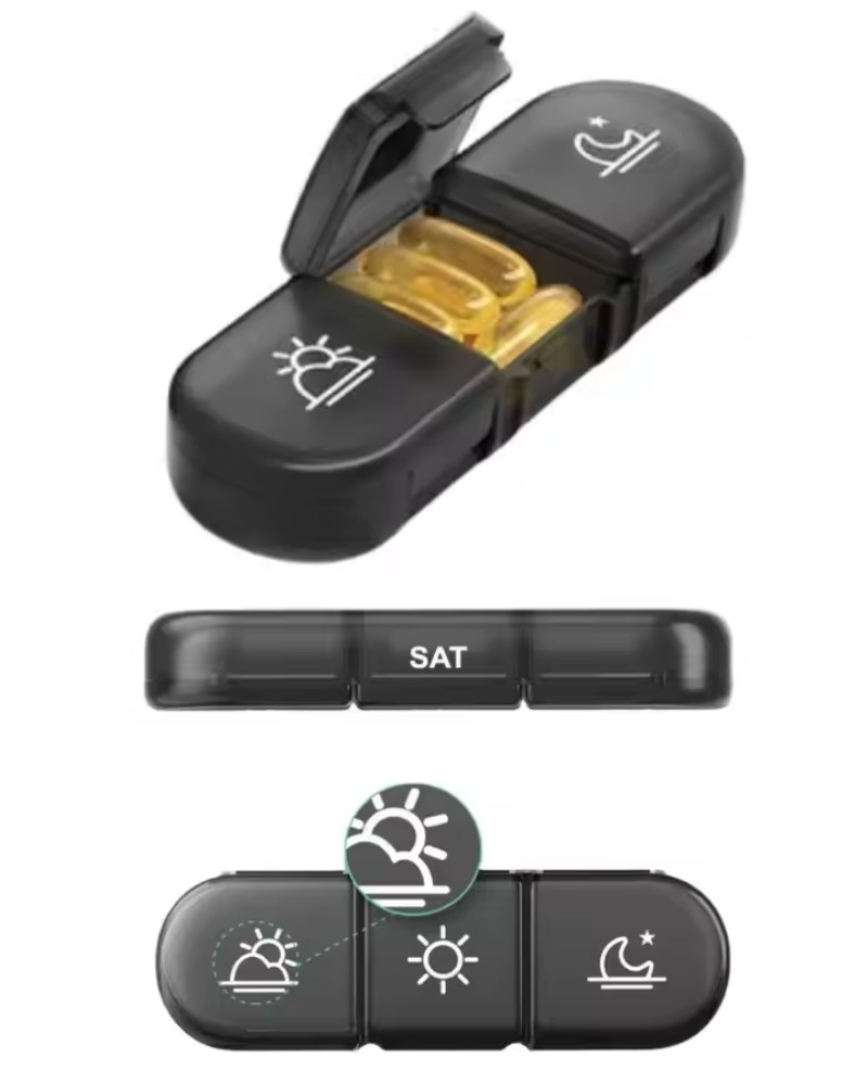 Organizer pudełko praktyczne na tabletki na 7 dni tygodnia