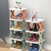 Półka na buty regał składana praktyczny organizer 5 półek
