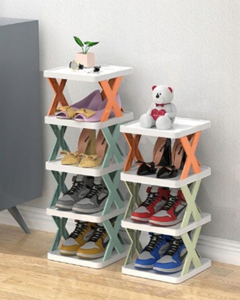 Półka na buty regał składana praktyczny organizer 5 półek