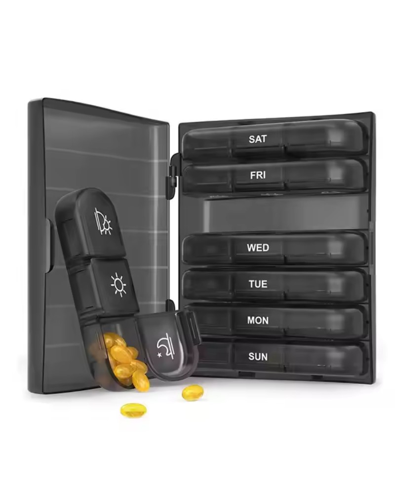 Organizer pudełko praktyczne na tabletki na 7 dni tygodnia