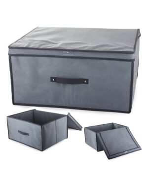 Pojemnik pudełko organizer do szafy na odzież pościel ręczniki zamykany 60x45